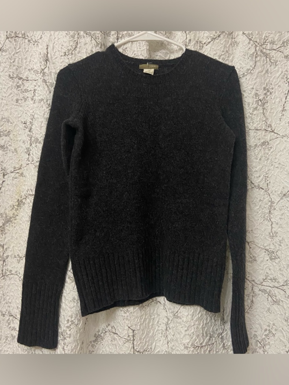J. Crew Charcoal Grey Crewneck Sweater Size XS